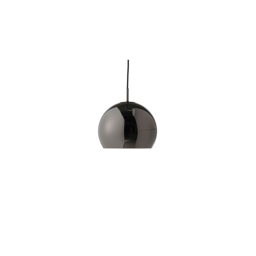 [92249847-A] Frandsen Pendellampe BALL Ø 18cm schwarz chrom