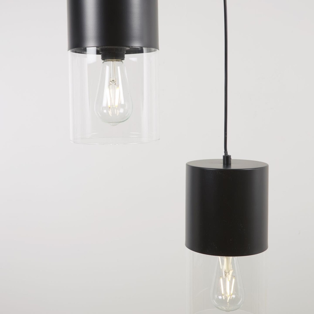 [AA8808C07] Danish Lemonite Flexa metal ceiling lamp black