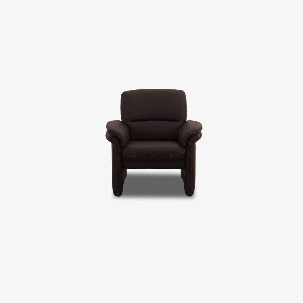 [92260419] K+W armchair 7149 CoCo in leather lavit mocca