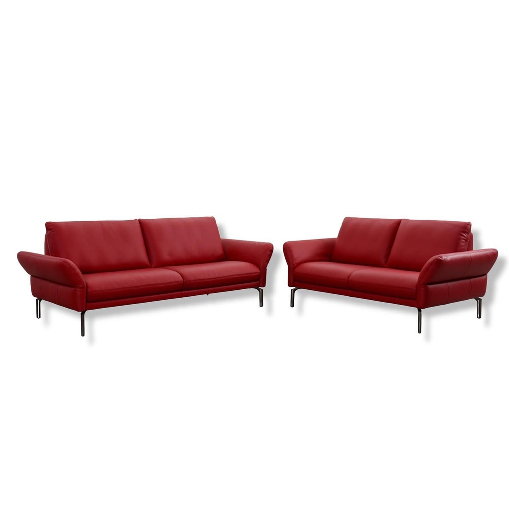 [92257880] K+W - Himolla 7260 CAMEO sofa set in Bronco chianti leather