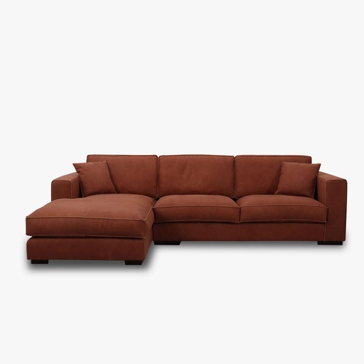 [92260421] Catra Home Ecksofa Lounge BEN in Leder Africa cognac