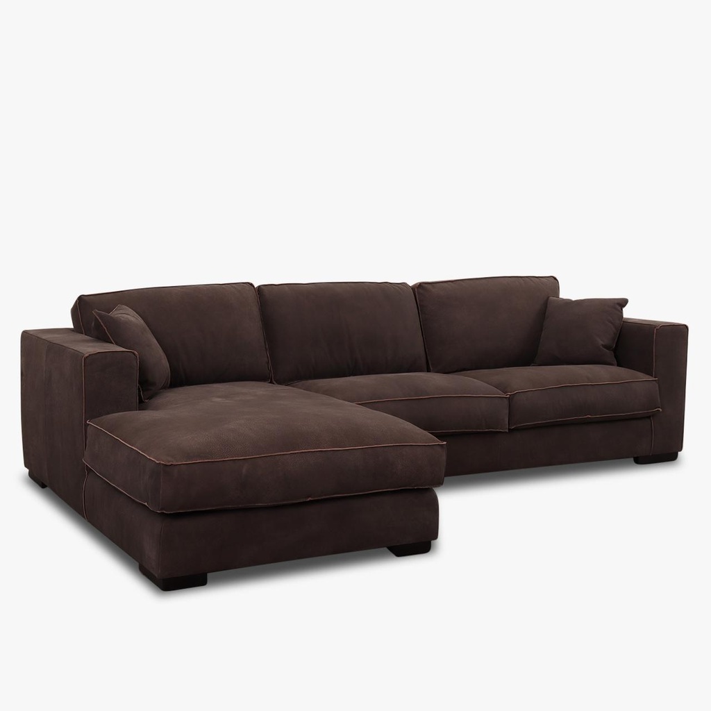 [92260420] Catra Home Ecksofa Lounge BEN in Leder Congo moro