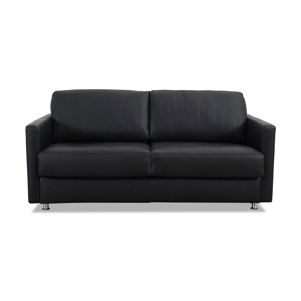 Nappaleder Sofa outlet Schwarz, zum Ausziehen!!