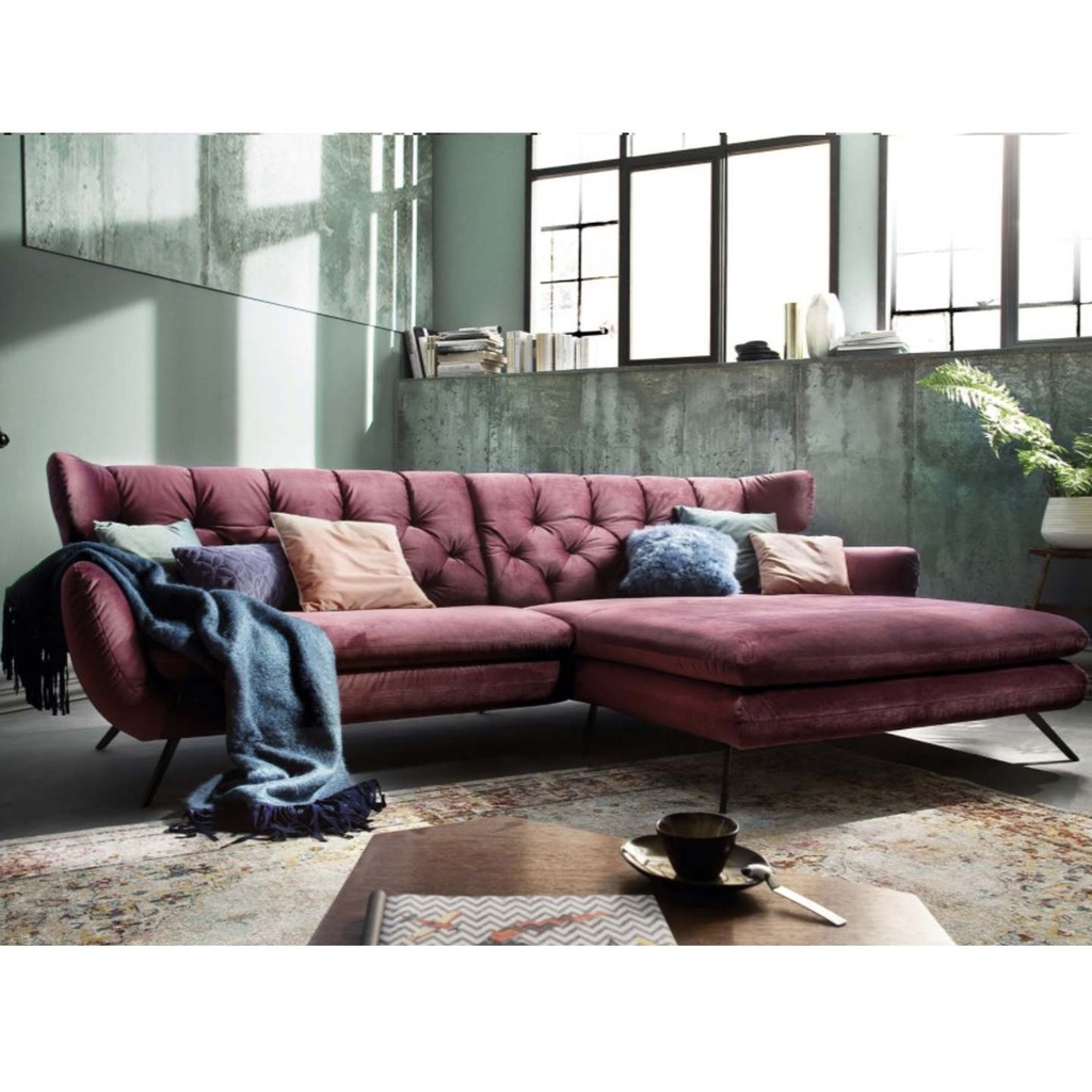 Candy Ecksofa SIXTY in Stoff Cord konfigurierbar