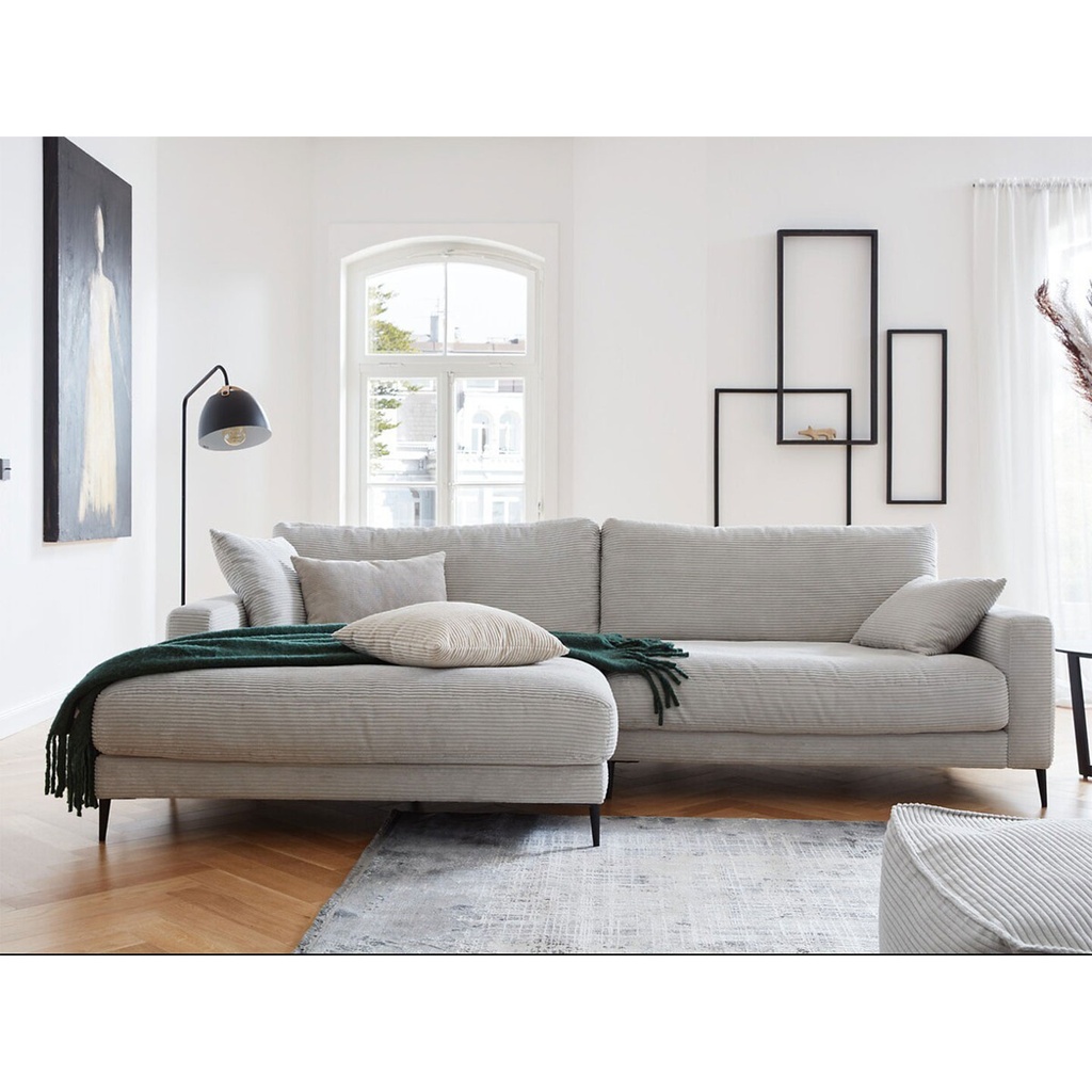 Candy Ecksofa UPTOWN in Stoff Cord konfigurierbar