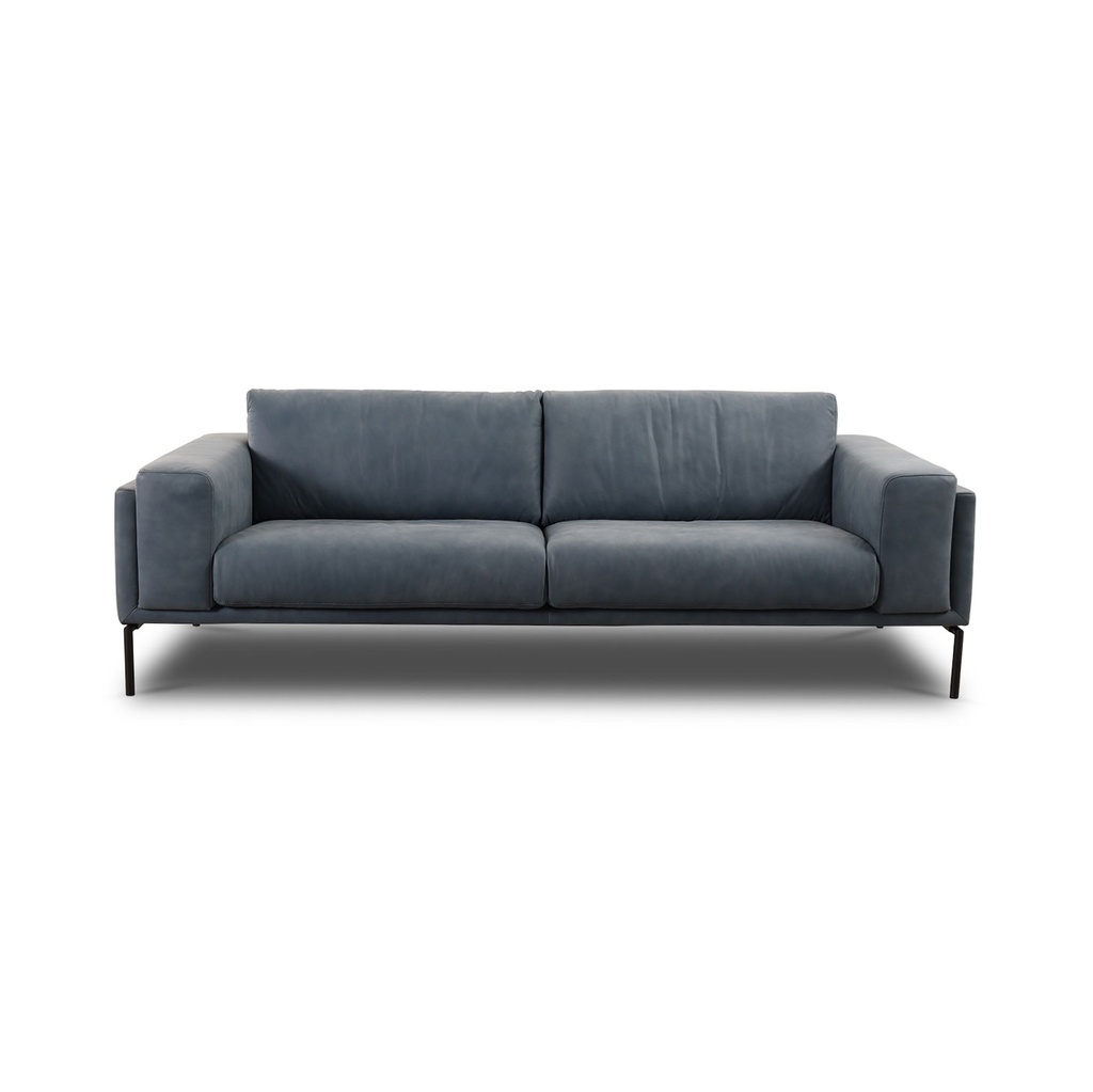 [92260506] Willi Schillig Sofa 23668 PIERRE in Leder Z78 navy