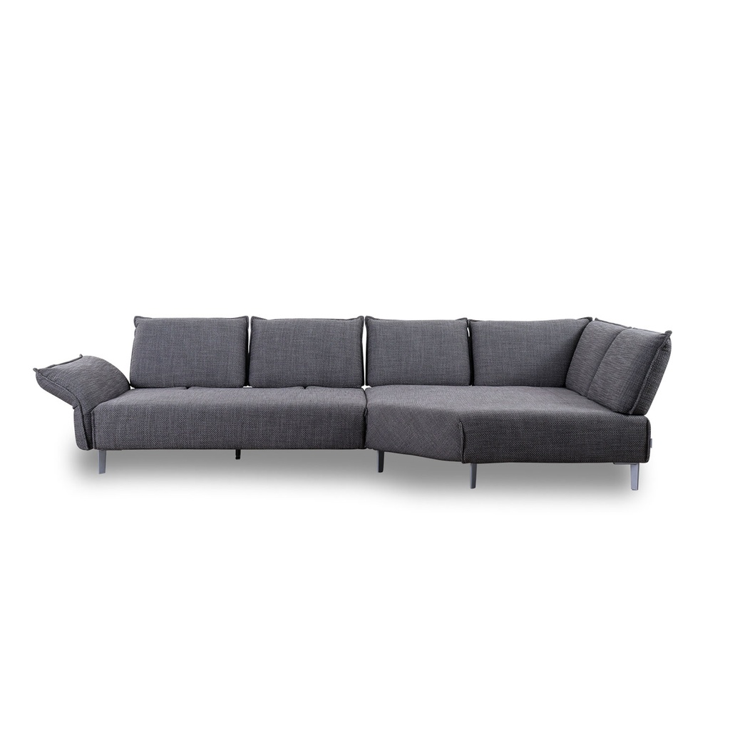 [16660-Bonnie] Willi Schillig Ecksofa 16660 Bonnie in Stoff T88 dark steel