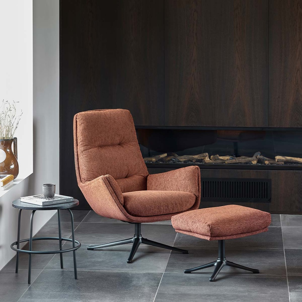 Flexlux MORO armchair in Safari leather