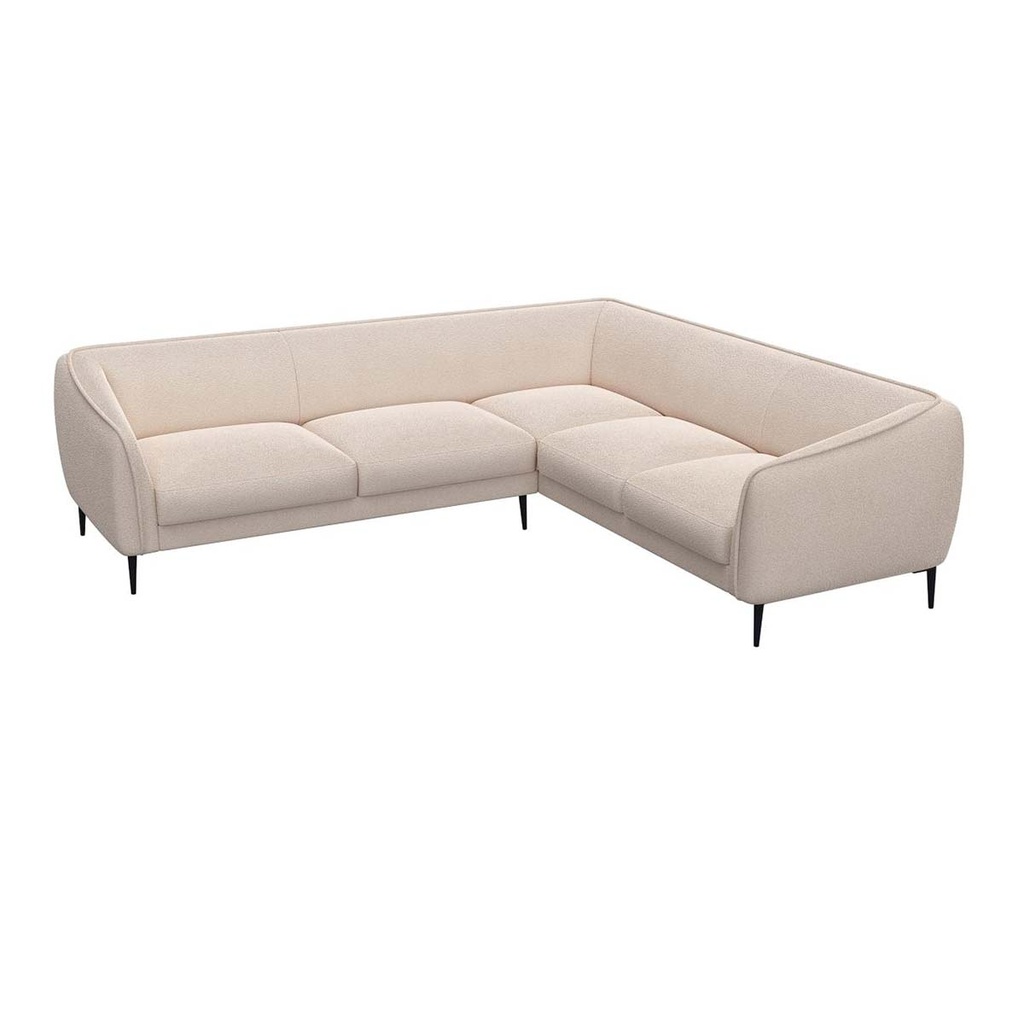 Flexlux Ecksofa Belle in Stoff Bormio