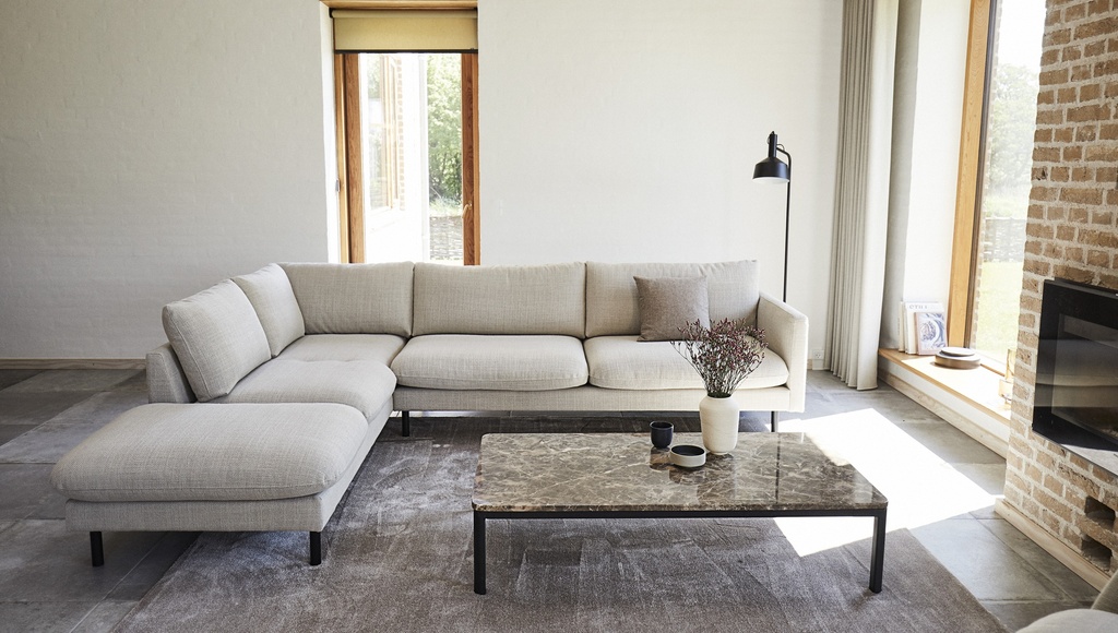 Flexlux Ecksofa Bolzano in Stoff Melina