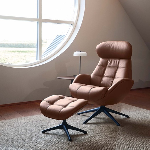 Flexlux CHESTER armchair in Dakota leather