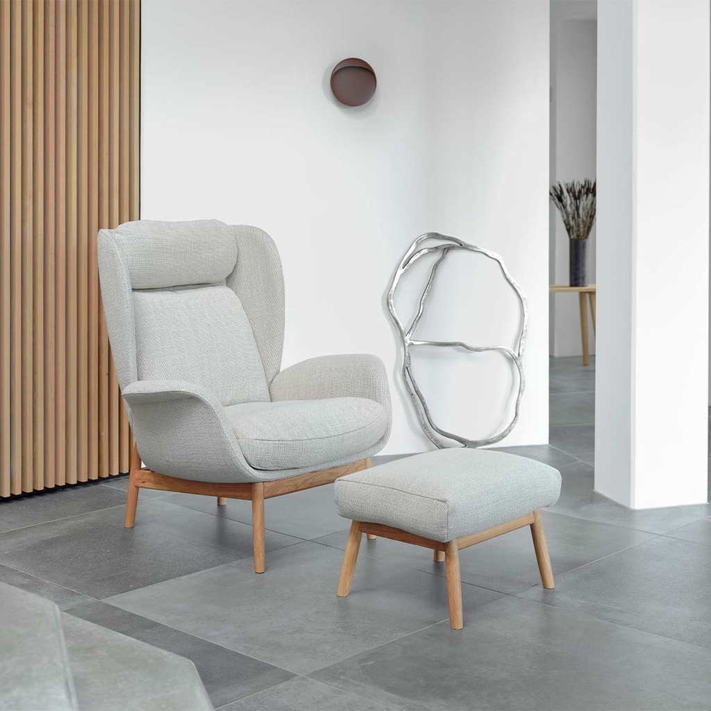 Flexlux armchair PADOVA in fabric Melina