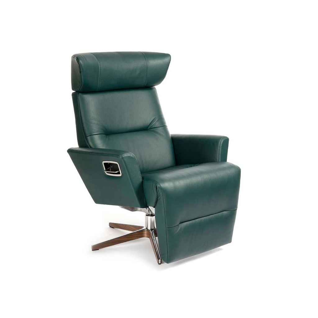 Conform recliner Relieve with footrest in Fantasy leather, configurable